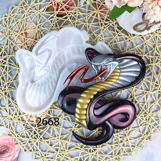 Молд силіконовий Кобра 156 на 189 мм сірий Київ