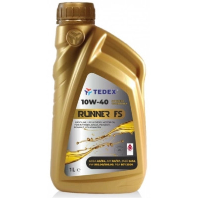 Моторна олива TEDEX RUNNER (FS) SN/SM/CF 10W40 1л Вінниця - фото 1