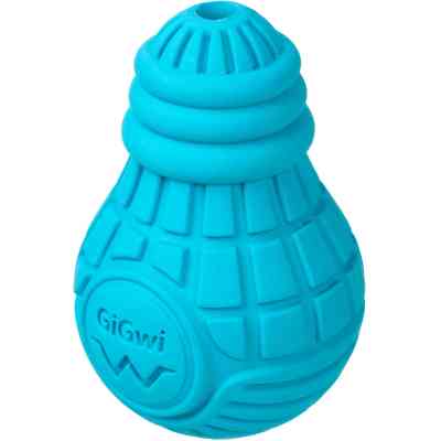 Іграшка для собак GiGwi Bulb Rubber Лампочка гумова S блакитна (2336) Вінниця