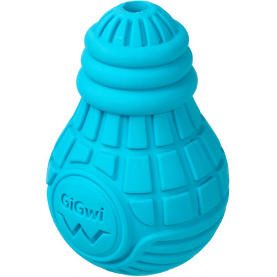Іграшка для собак GiGwi Bulb Rubber Лампочка гумова S блакитна (2336) Вінниця - фото 1