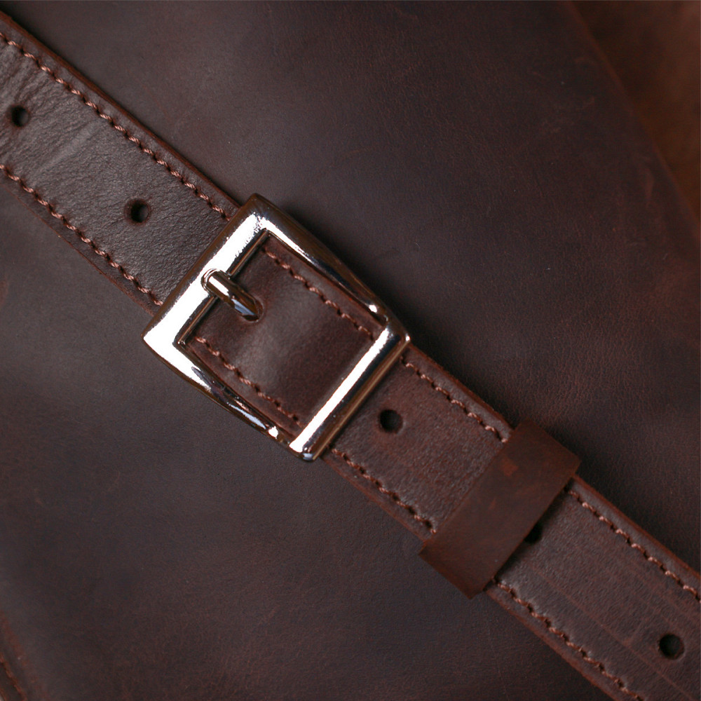 Матова жіноча бананка Shvigel 16395 Коричневий Київ - фото 9