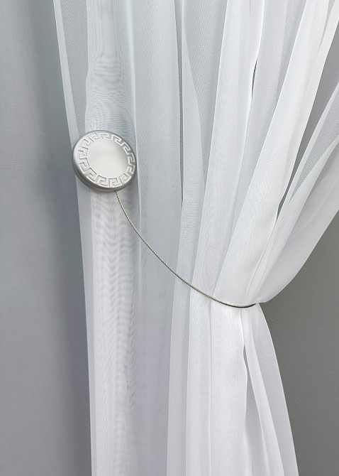 Магниты для штор и гардин Афина 2 шт Серый (81-269) Киев - изображение 4