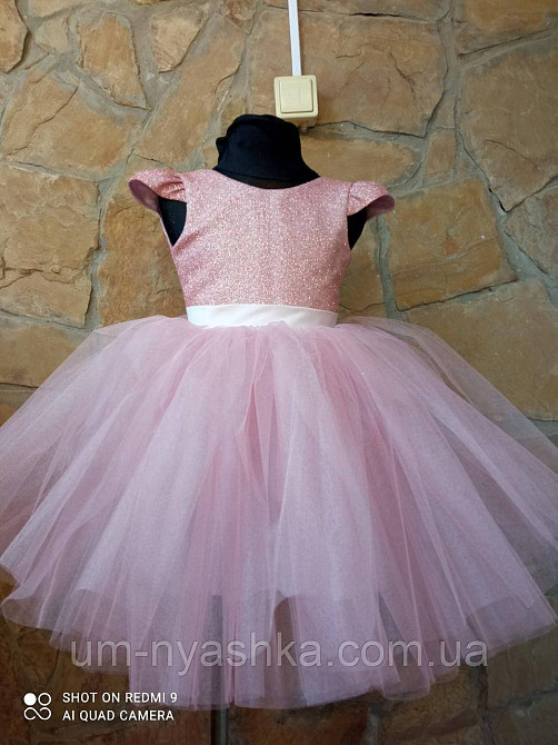 Нарядное розовое платье на девочку на 3-5 лет Кривой Рог - изображение 1