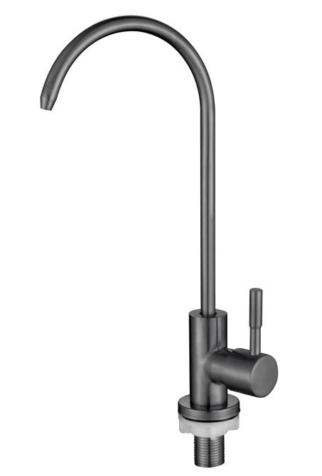 Кран для питної води Mixxus MONO-07.SUS FILTER Graphite з нержавіючої сталі (MI6562) Київ - фото 1