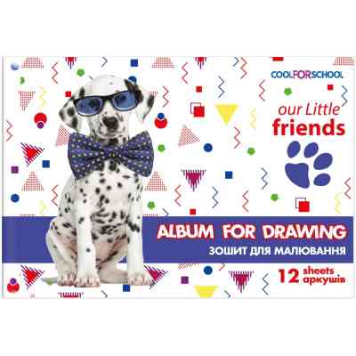 Альбом для рисования Cool For School на скобе , 12 листов (CF60905-01) Винница