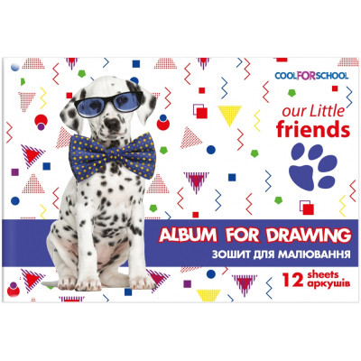 Альбом для рисования Cool For School на скобе , 12 листов (CF60905-01) Винница - изображение 1