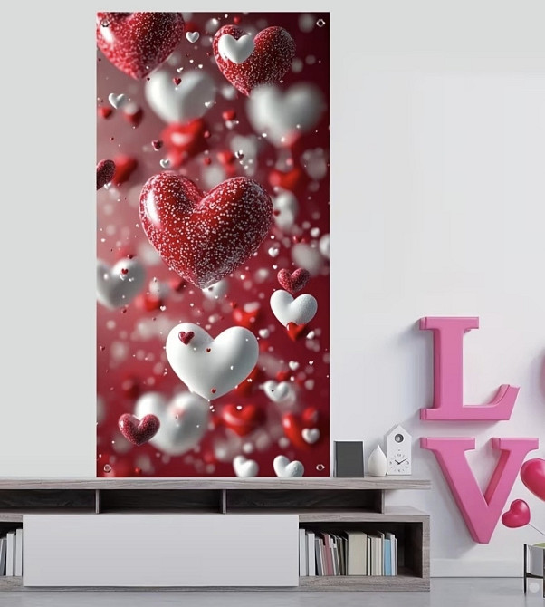 Банер на двері (на стіну) до дня Святого Валентина Сміла - фото 2