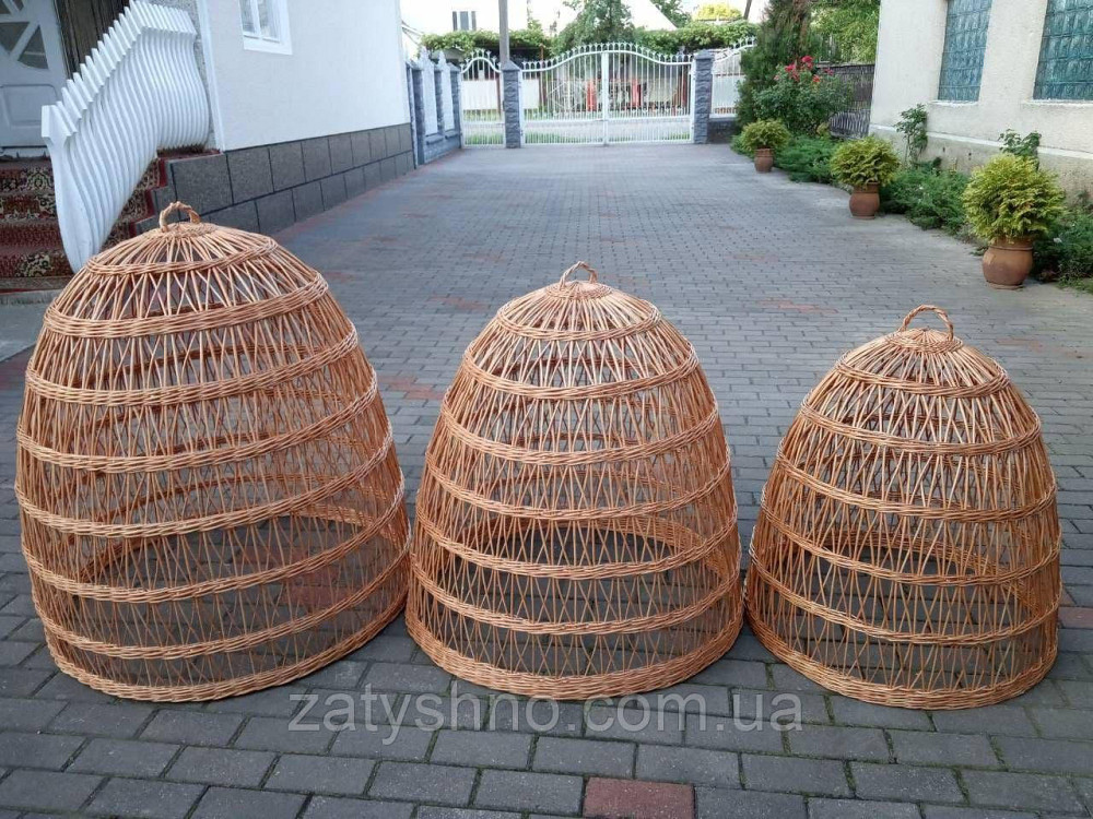 Люстра з лози плетена у кафе чи ресторан Київ - фото 2