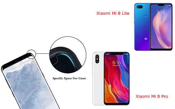 Защитное стекло HyperGlass Pro для Xiaomi Mi 8 Lite, Mi 8 Pro – максимальная чувствительность и защита Киев