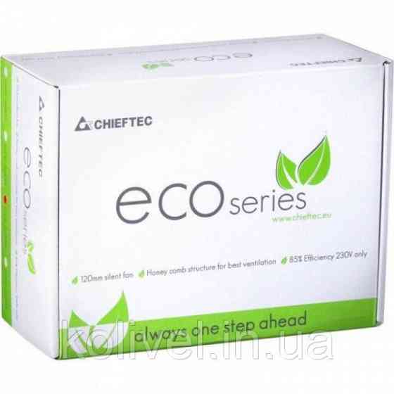 БЖ 500W Chieftec ECO GPE-500S, 120 mm, >85%, Retail (GPE-500S) Киев