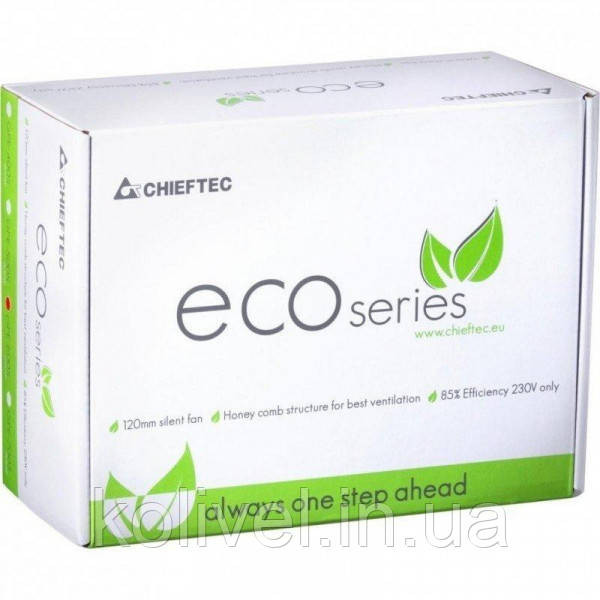 БЖ 500W Chieftec ECO GPE-500S, 120 mm, >85%, Retail (GPE-500S) Київ - фото 6