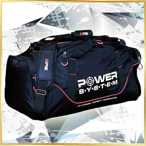 Спортивная сумка Power System Gym Bag Magna водоотталкивающая сумка с отсеком для обуви и плечевым ремнем Киев