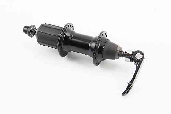 Втулка задня MTB алюмінієва 14Gx36H під касету 8-10зв, V-brake, кріпл. ексцентрик, чорна KT-AR8R Київ