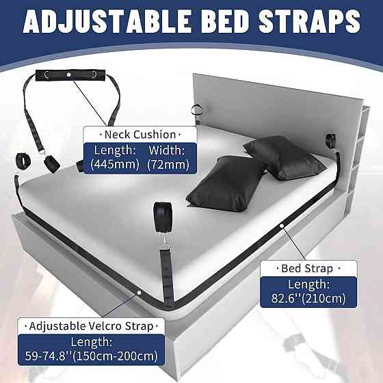 БДСМ-набір LOCKINK YEAHWOW Bed Restraint set Sex Aura Київ