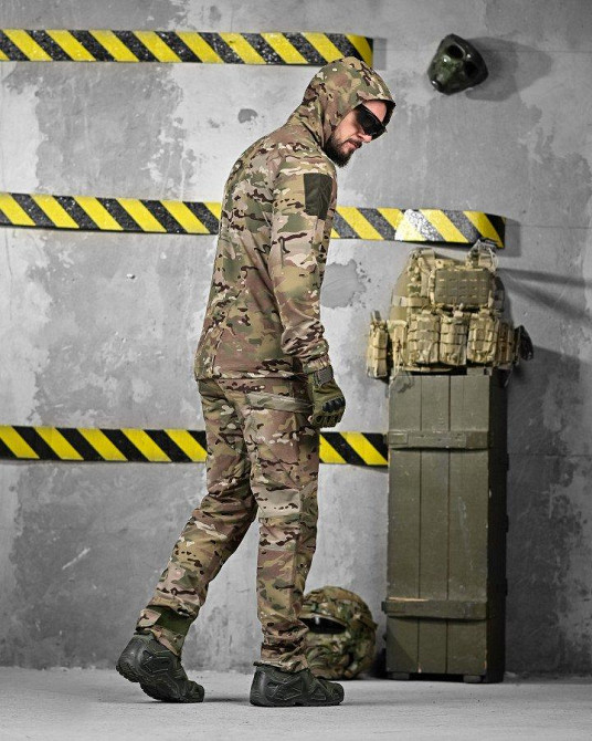 Летний эластичесный тактический костюм fragment 3в1 мультикам   ДЛ6476 Одесса - изображение 4