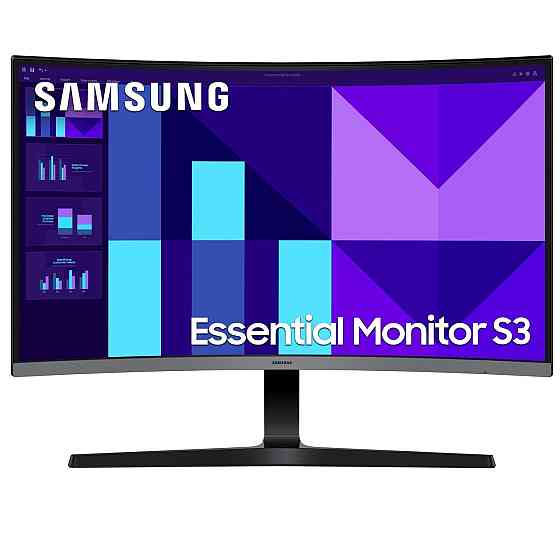 Монітор Samsung 27" Essential S3 S27D390G (LS27D390GAIXUA) VA Black Curved 100Hz ( 12088 ) Харків