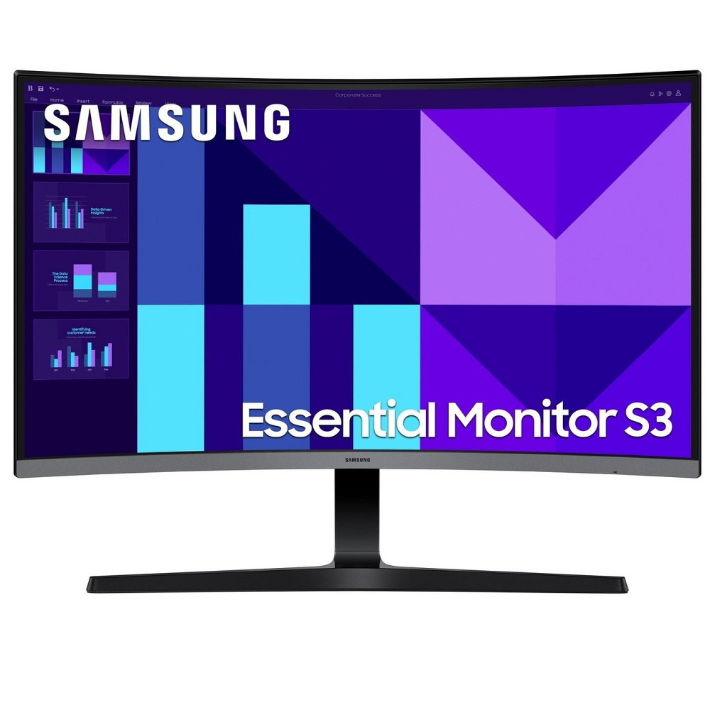 Монітор Samsung 27" Essential S3 S27D390G (LS27D390GAIXUA) VA Black Curved 100Hz ( 12088 ) Харків - фото 1