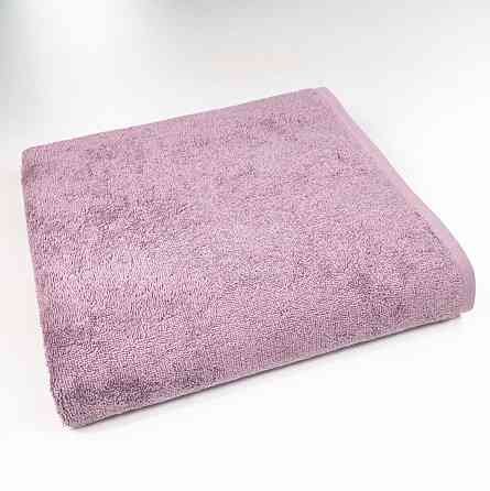 Великий банний рушник махровий GM Textile 100х150см 400г/м2 (Пудра) Суми