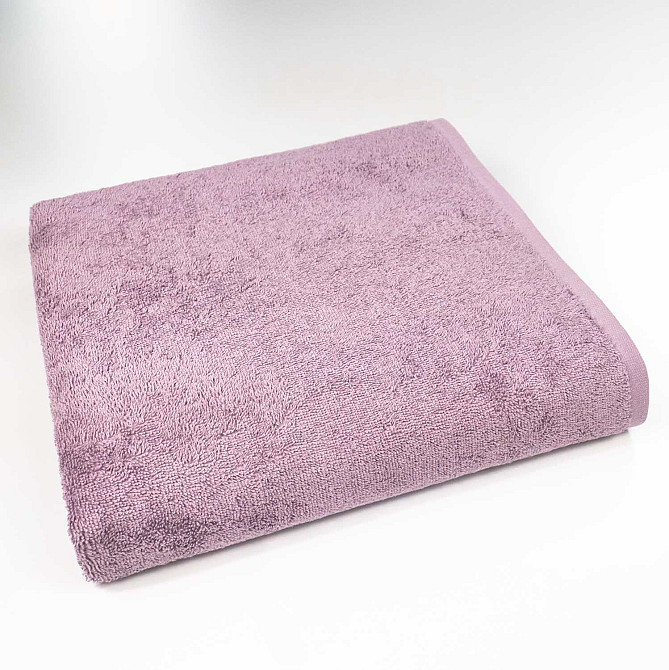 Великий банний рушник махровий GM Textile 100х150см 400г/м2 (Пудра) Суми - фото 1