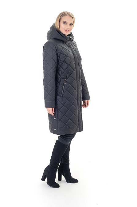 Жіноча чорна куртка Київ - фото 3