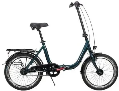 Велосипед Aluminiowy rower składany SKŁADAK niska rama MIFA 7 biegów Nexus SHIMANO prądnica zielony Киев