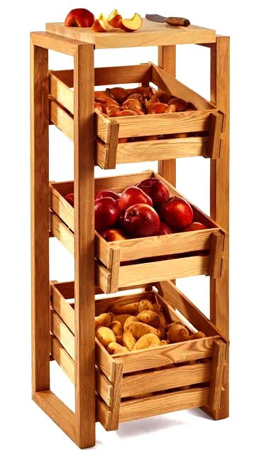 Стелаж для овочів і фруктів "Порінда" сієна Миколаїв - фото 1