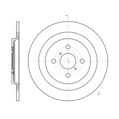 Гальмівний диск REMSA 61173.00 Вінниця - фото 1