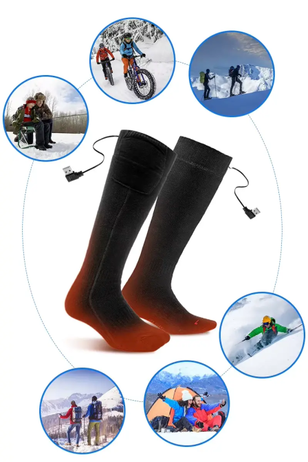 Носки KC-BS001 с подогревом и блоком питания 2400mAh на дистанционном управлении (41-45 размер) Винница - изображение 10