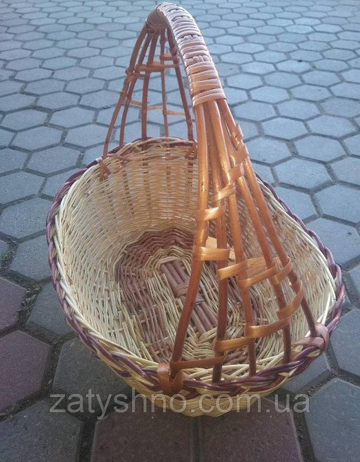 Плетеная корзина под подарки Киев - изображение 2