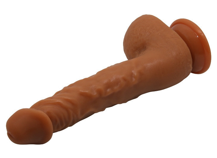 Фалоімітатор на присосці Baile Beautiful JASON 9,4'' Brown, BW-008041NR-1 Sex Aura Київ - фото 7