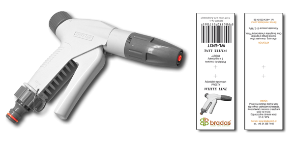 Пістолет поливальний регульований WL-EN3T BRADAS Польща Київ - фото 2