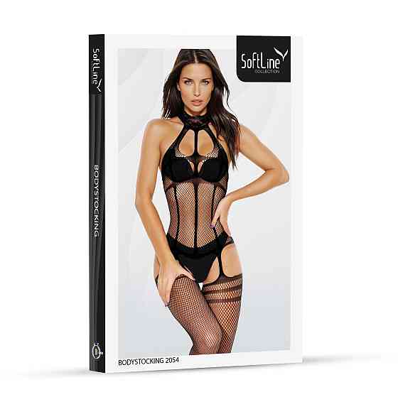 Бодистокинг - Bodystocking 2054, black - One Size Sex Aura Киев
