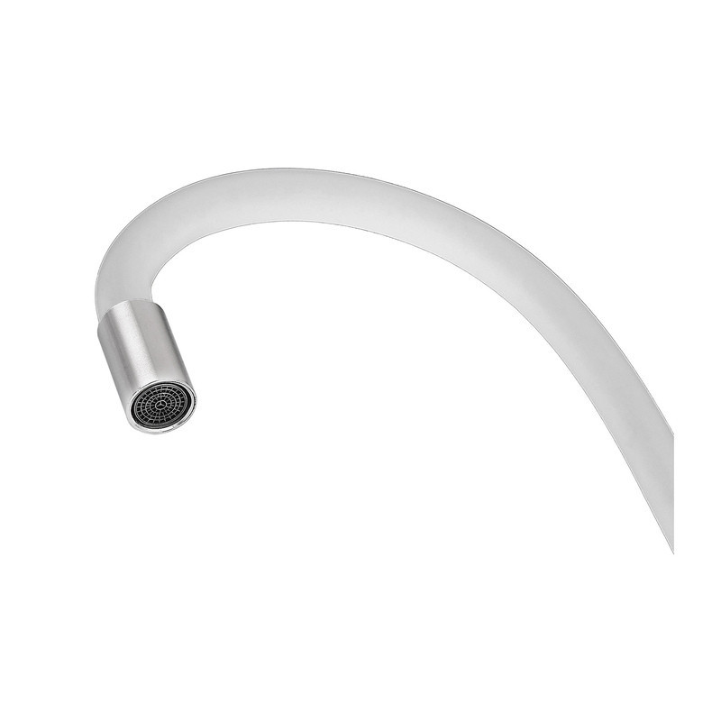 Кухонний змішувач Armata SUS-011 REFL.WHITE з силіконовим виливом з нержавіючої сталі (CH6562) Харків - фото 3