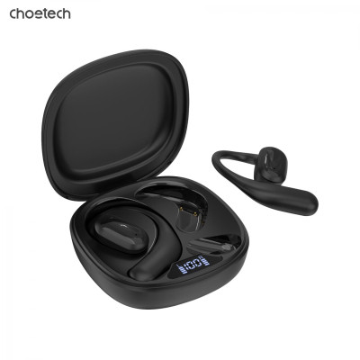 Навушники Choetech Open-ear з LED дисплеєм Black (BH-T25-BK) Вінниця - фото 1