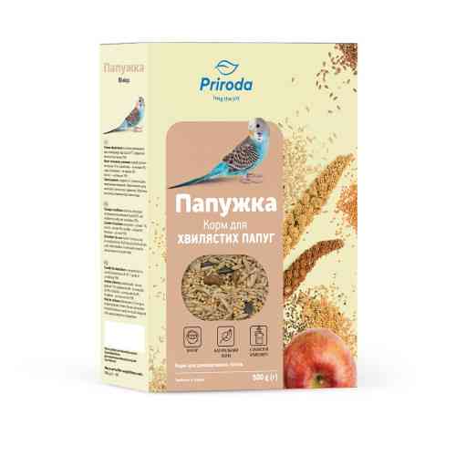 Корм Природа Папужка Юніор для молодих хвилястих папуг 500 г Київ