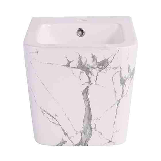 Біде підвісне Qtap Tern 520x350x330 мм, Marble QT17551303GMR Київ