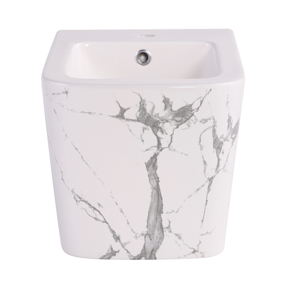 Біде підвісне Qtap Tern 520x350x330 мм, Marble QT17551303GMR Київ - фото 3