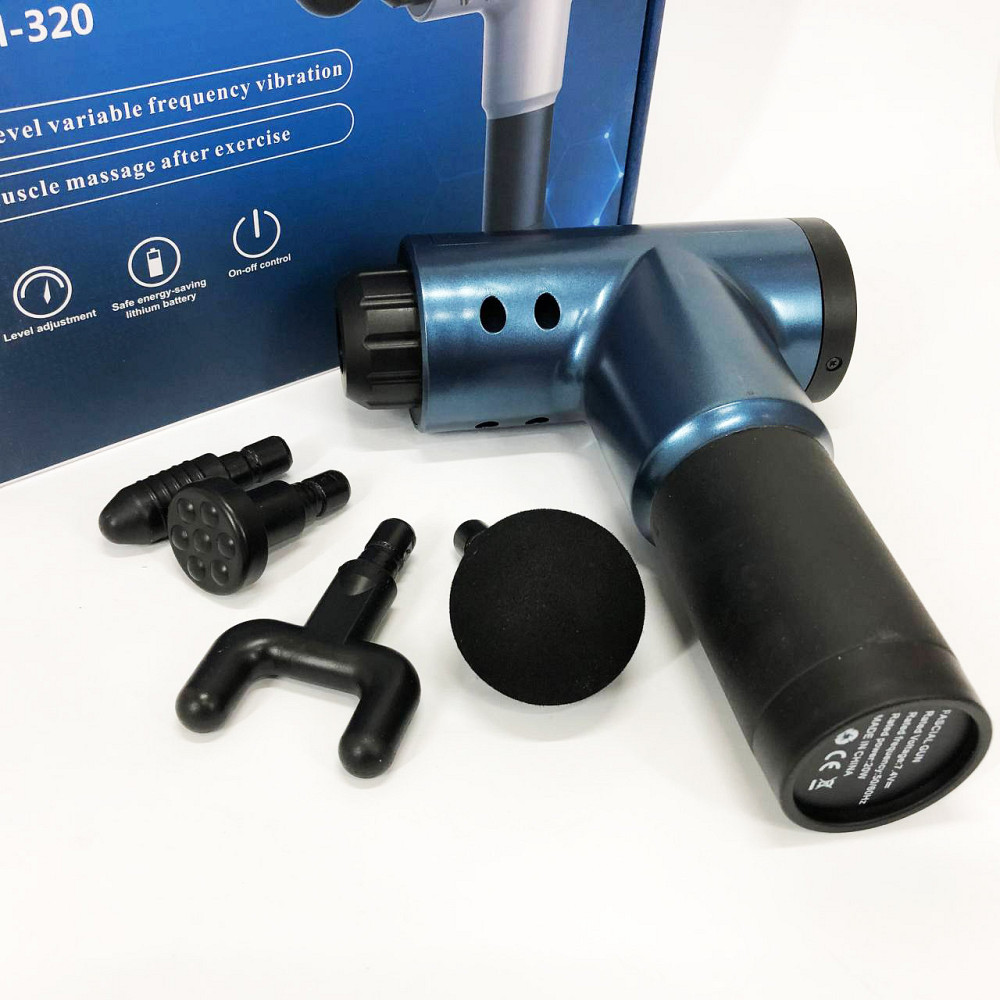 Массажный аппарат для расслабления мышц Fascial Gun KH-320, Шейный массажер электрический AY-31 Львов - изображение 11
