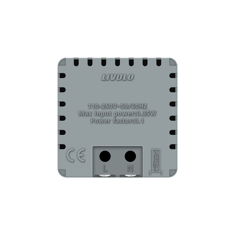 Механізм автоматичний світильник для сходів підлоги датчик руху темряви, сірий, 2700K, 220В, 0.35Вт, огляд 120°, затримка 40с, дальність 4м (VL-FCL-2I Коломия - фото 6