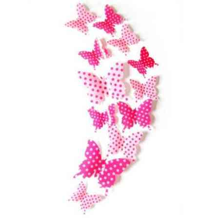 Метелики декоративні в горошок - 12шт. Київ