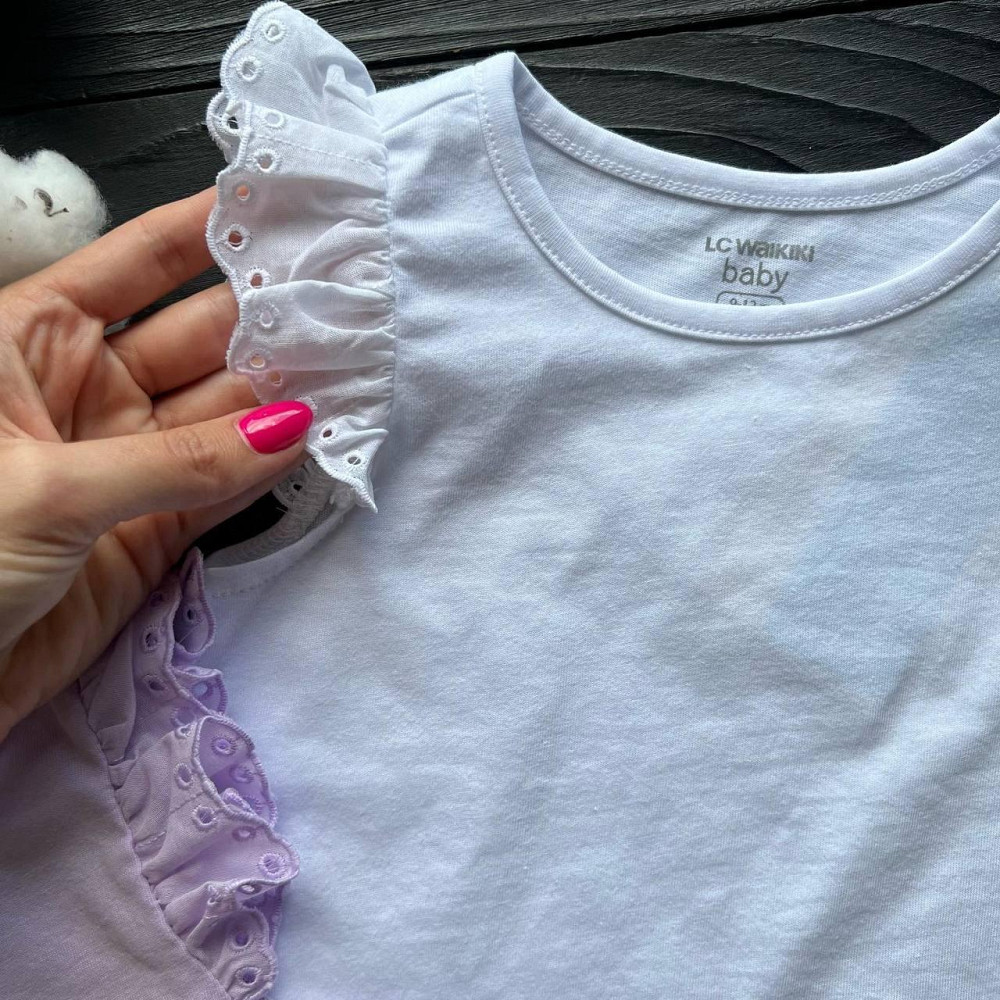Дитяча Блузка для Дівчаток LC Waikiki Біла 9-12міс (74-80см) Київ - фото 2