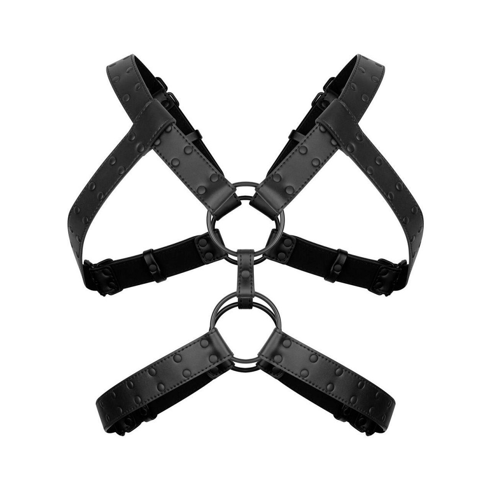 Портупея Bedroom Fantasies: Rocco Bondage Harness, чорна Sex Aura Київ - фото 2