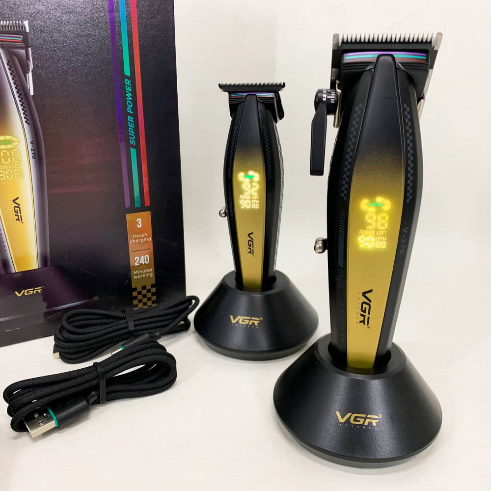 Стильна машинка для стрижки, Акумуляторний універсальний тример для стрижки Машинка хороша WL-43 Івано-Франківськ - фото 2