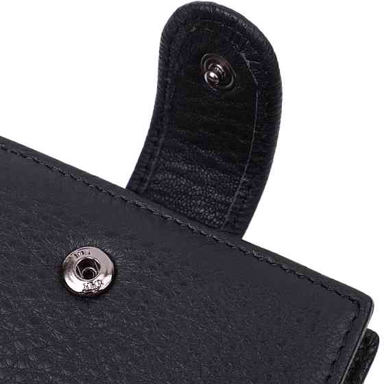 Горизонтальный кошелек для мужчин из натуральной кожи Vintage sale_15037 Черный Киев