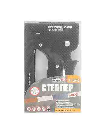 MASTERTOOL Степлер ресорний MASTERTOOL скоба R53 4-14мм плавне регулювання сили удару, корпус м Київ