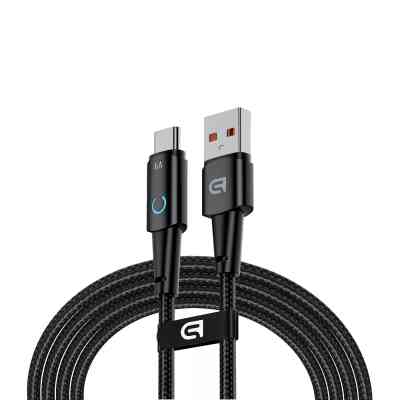 Дата кабель USB 2.0 AM to USB-C 1.2m 66W black Armorstandart (ARM75867) Винница