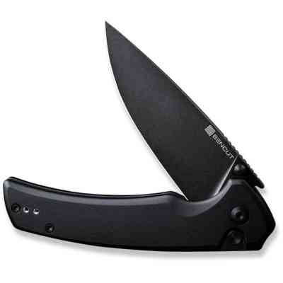 Ніж Sencut Serene, Black Aluminum, Darkwash (S21022B-1) Вінниця