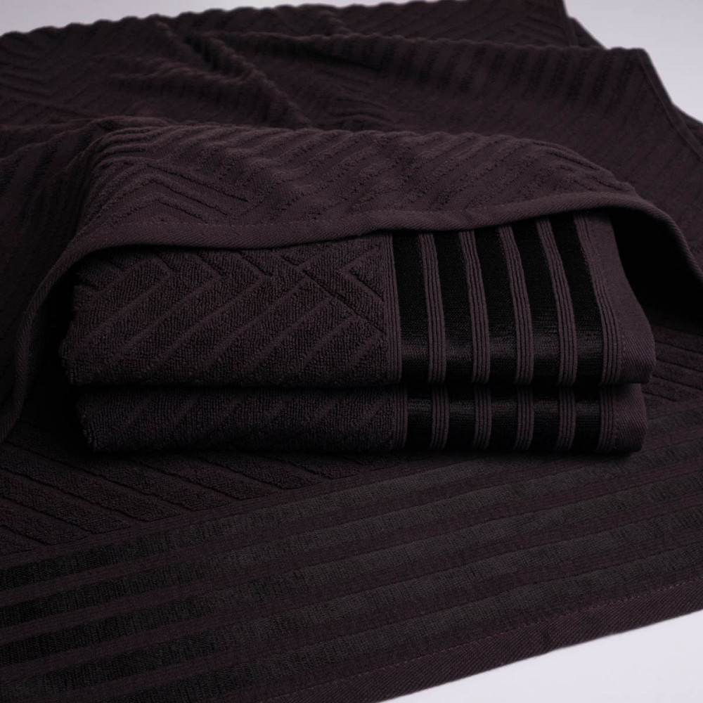 Набор махровых полотенец SOFT 3шт GM Textile 50х90см, 50х90см, 70х140см 500г/м2 (Шоколадный) Сумы - изображение 7
