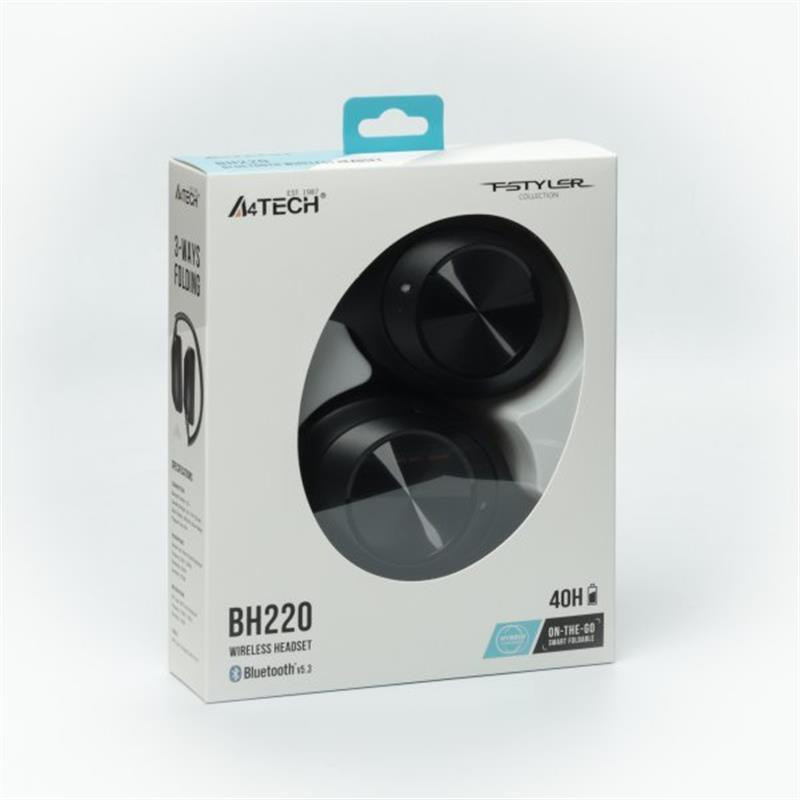 Bluetooth-гарнітура A4Tech Fstyler BH220 Black Чорний Харків - фото 8