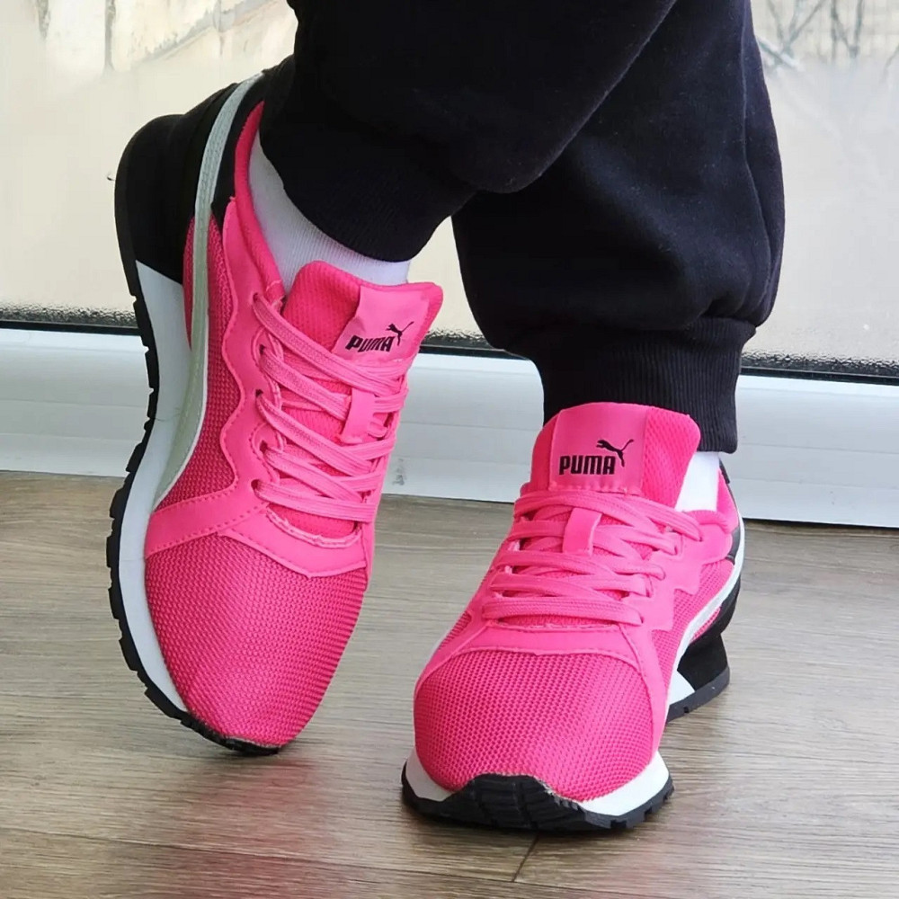 Женские Кроссовки Puma Слипоны Розовые Мокасины Пума (размеры: 36,37,38,39) Днепр - изображение 7